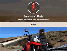 Tablet Screenshot of helmetsnheels.com
